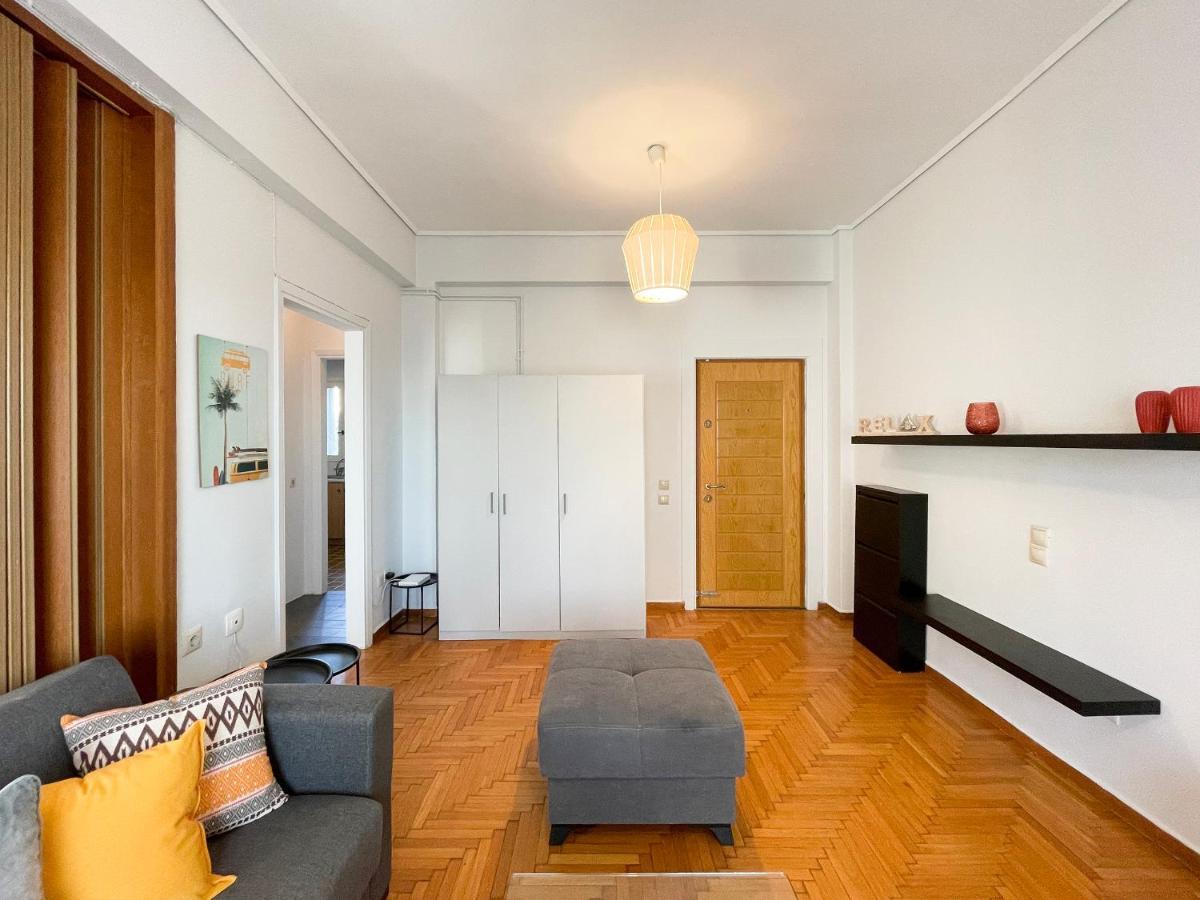 Eolou Sea View 60Sqm Apt In Paleo Faliro Lägenhet Aten Exteriör bild