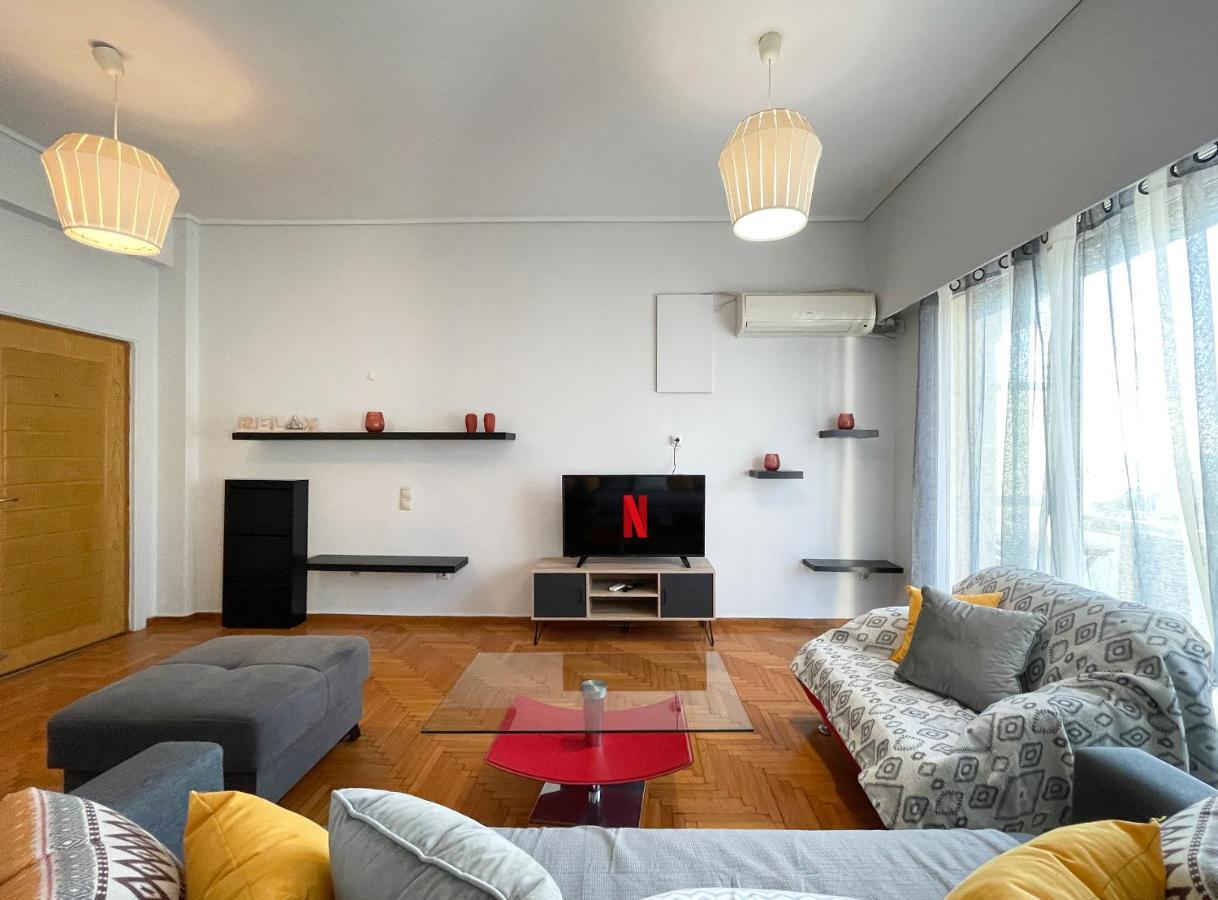 Eolou Sea View 60Sqm Apt In Paleo Faliro Lägenhet Aten Exteriör bild