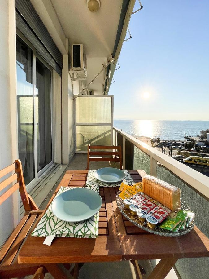 Eolou Sea View 60Sqm Apt In Paleo Faliro Lägenhet Aten Exteriör bild