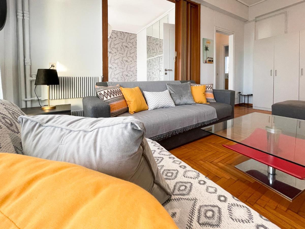 Eolou Sea View 60Sqm Apt In Paleo Faliro Lägenhet Aten Exteriör bild